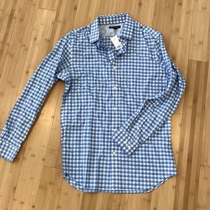Banana Republic checker button down